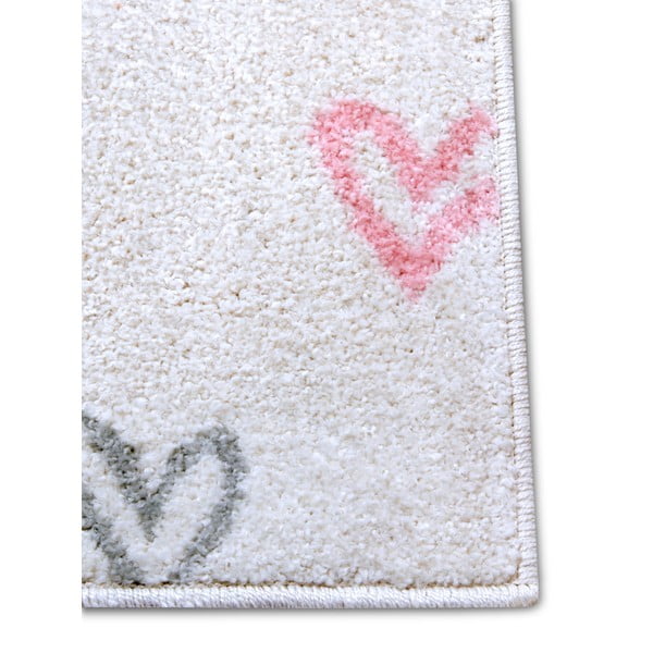 Vaikiškas kilimas baltos spalvos 160x235 cm Hearts – Hanse Home-image-3