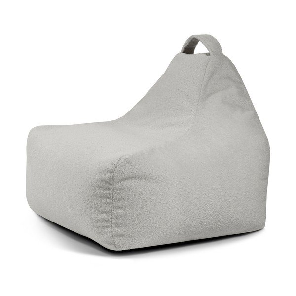 Šviesiai pilkos spalvos iš boucle vaikiškas sėdmaišis Game Amuse – SLOWDOWN