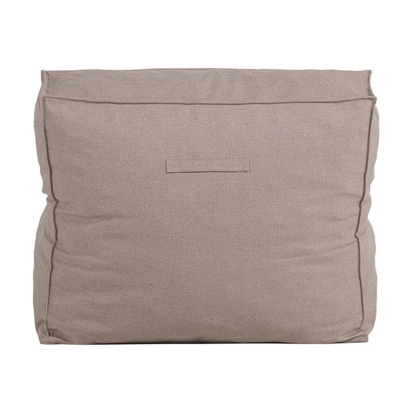 Pilkai smėlinės spalvos paminkštinto audinio sodo krėslas Velora – WOOOD-image-3