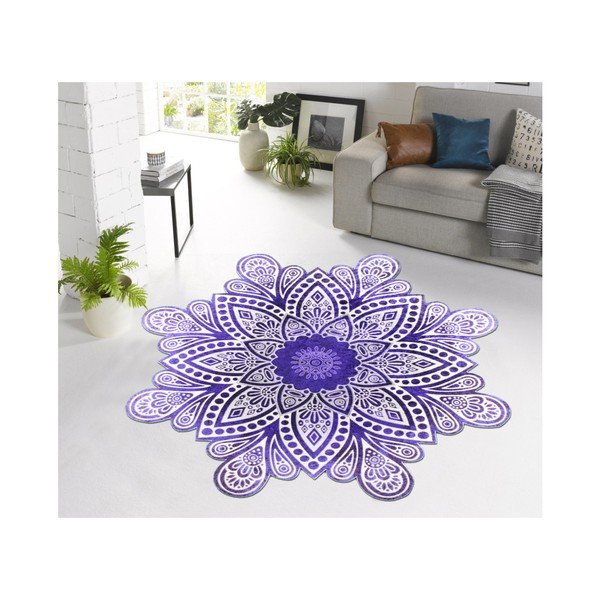 Kiliminė danga Vitaus Lassica Azul, ⌀ 80 cm