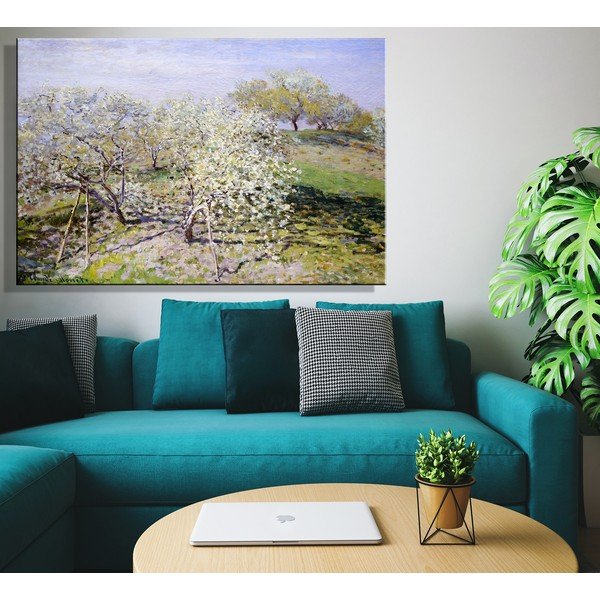 Claude Monet reprodukcija Spring, 90 x 60 cm-image-1