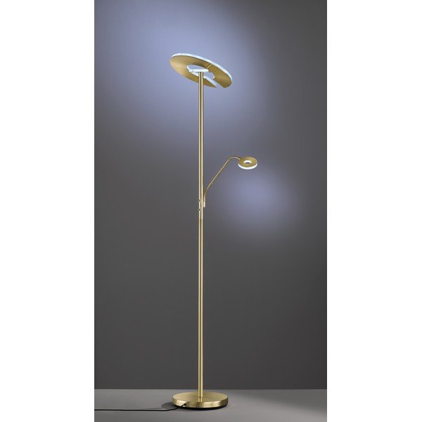 Pastatomas šviestuvas auksinės spalvos LED su pritemdymo funkcija (aukštis 180 cm) Dent – Fischer & Honsel-image-4