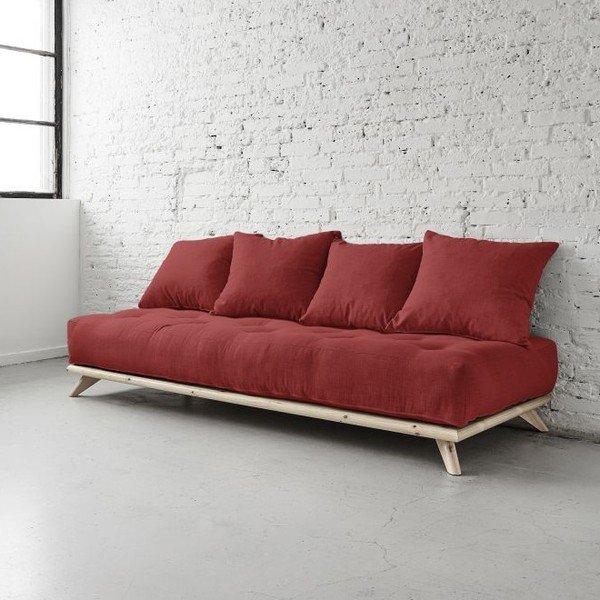 Sofa "Senza Natural/Passion Red
