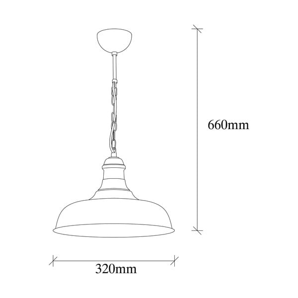 Auksinės spalvos kabantis šviestuvas ø 32 cm su metaliniu gaubtu Rosea – Opviq lights-image-3
