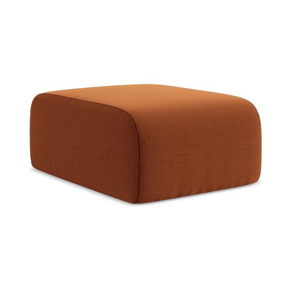 Terakotos spalvos taburetė iš velveto Lani – Makamii