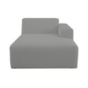 Iš boucle modulinė sofa pilkos spalvos (su dešiniuoju kampu) Roxy – Scandic