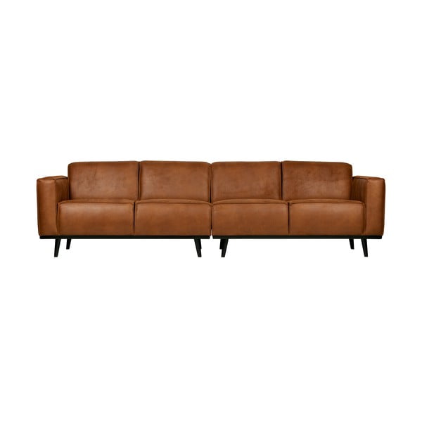 Ruda dirbtinės odos sofa BePureHome Statement, 280 cm