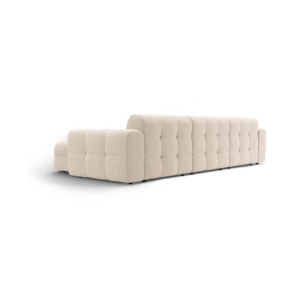 Smėlio spalvos kampinė sofa (su dešiniuoju kampu/su gultu) Kendal – Micadoni -image-4