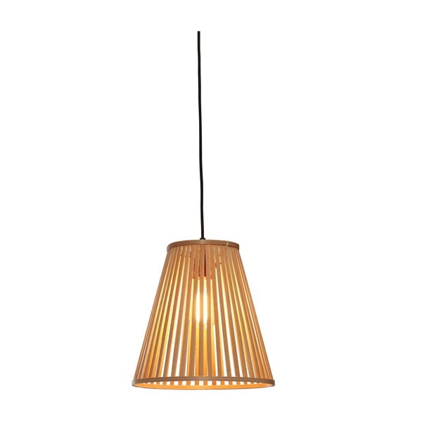 Kabantis šviestuvas natūralios spalvos ø 30 cm su bambukiniu gaubtu Merapi – Good&Mojo