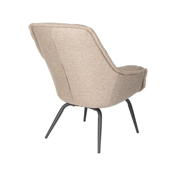 Krėslas smėlio spalvos Comfortable – White Label-image-4