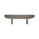 Pilkos spalvos iš plieno sieninė lentyna 60 cm Oru – Blomus