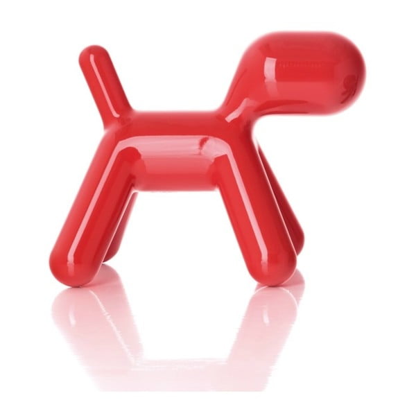 Kėdė "Puppy" raudona blizgi, 43 cm
