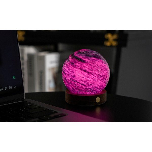 Tamsiai rudos spalvos/tamsios natūralios spalvos šviečianti dekoracija USB ø 8 cm Stellar Ocean – Gingko-image-4