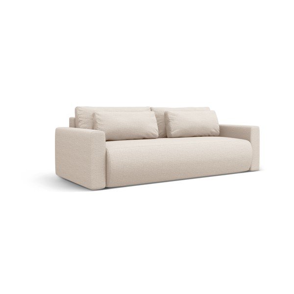 Smėlio spalvos sulankstoma/su sandėliavimo vieta sofa 238 cm Belfast – Cosmopolitan Design-image-1