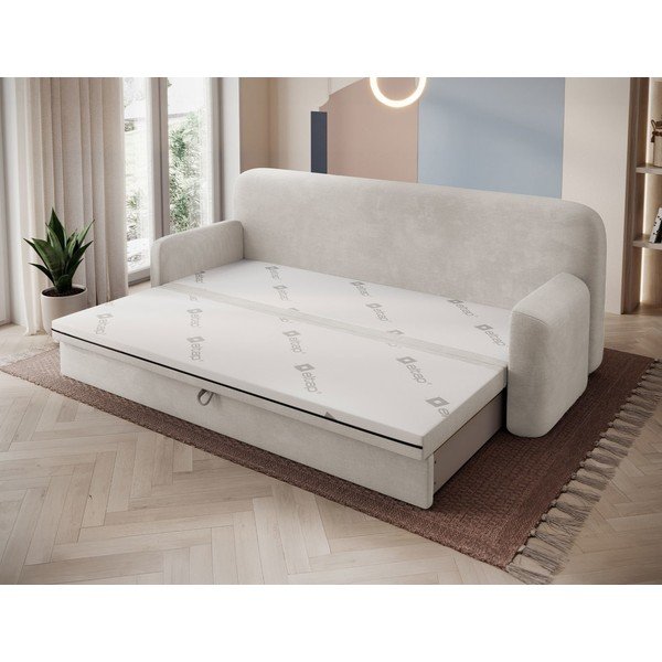 Smėlio spalvos iš kordinio velveto sulankstoma/su sandėliavimo vieta sofa 236 cm Elioss – ELTAP-image-2