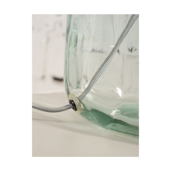 Stalo lempa su tamsiai pilku atspalviu ir perdirbto stiklo struktūra Good&Mojo Murano, ⌀ 30 cm-image-3