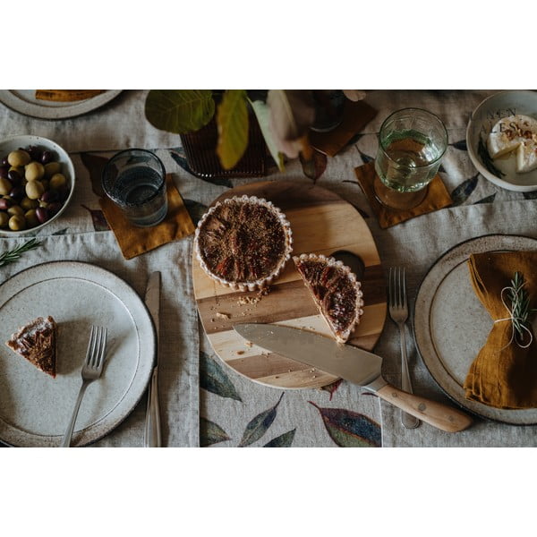 Smėlio spalvos lininis stalo padėkliukas Linen Tales, 35 x 45 cm-image-2