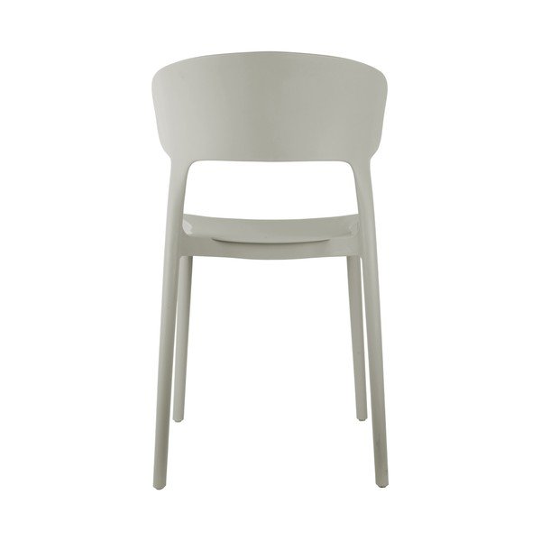 Pilkos spalvos iš plastiko valgomojo kėdė Fain – Leitmotiv-image-3