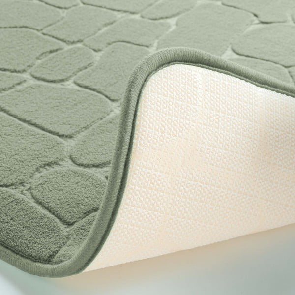 Vonios kilimėlis žalios spalvos 50x80 cm Ricochet – douceur d'intérieur-image-3