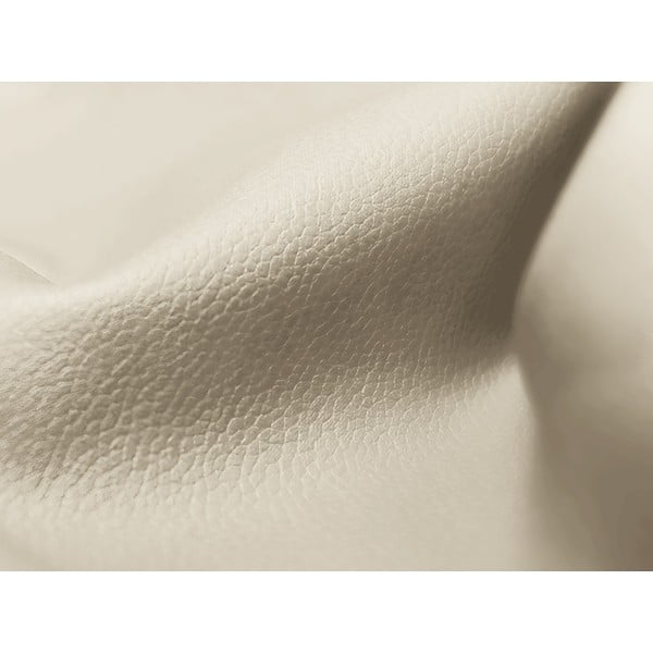 Smėlio spalvos iš dirbtinės odos taburetė Aloha – Makamii-image-4