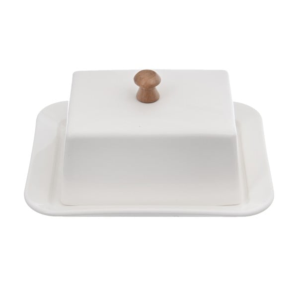 Balta porcelianinė sviestinė Orion Whiteline-image-2