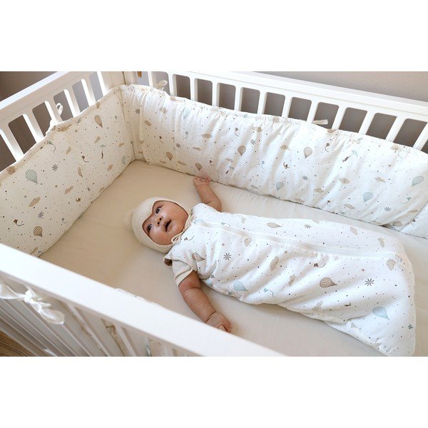 Dramblio kaulo spalvos iš organiškos medvilnės lovytės apsauga 365 cm Dreamland – Cam Cam Copenhagen-image-1