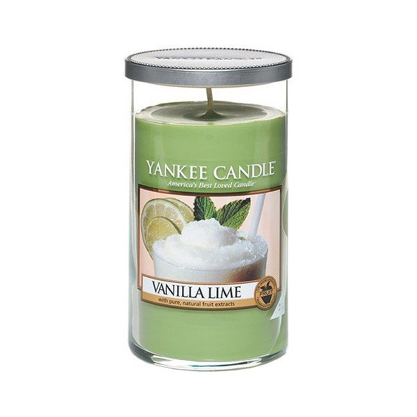 Kvapnioji žvakė "Yankee Candle Vanilla with Lime", degimo trukmė iki 90 valandų