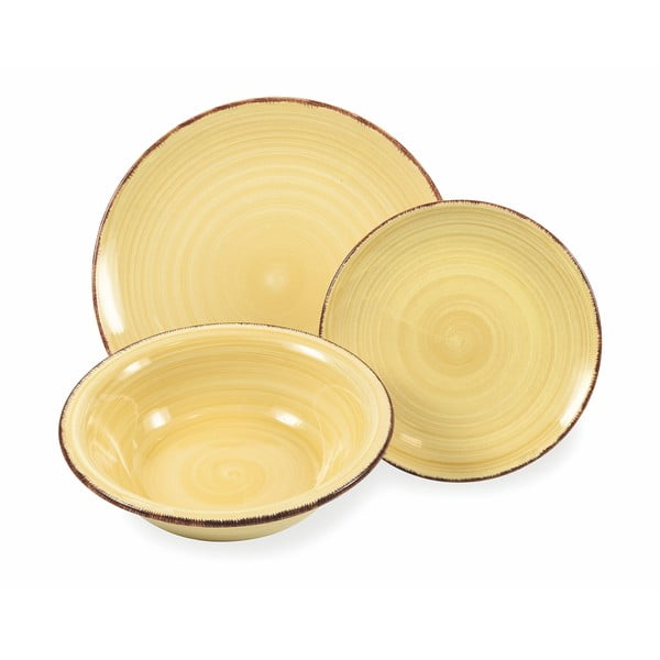 18 dalių akmens masės indų rinkinys Villa d´Este Acquerello -image-4