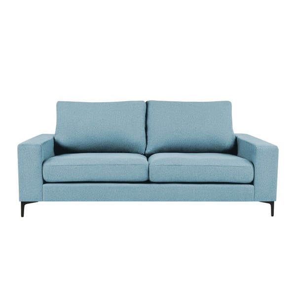Šviesiai mėlyna trijų vietų sofa "Kooko Home Cancan