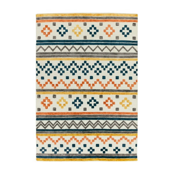 Kilimas Asiatic Carpets Theo Earth Tone Geo, 160 x 230 cm