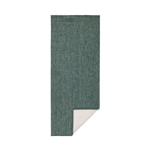 Tamsiai žalias dvipusis lauko bėgimo takelis bougari Miami, 80 x 350 cm-image-3