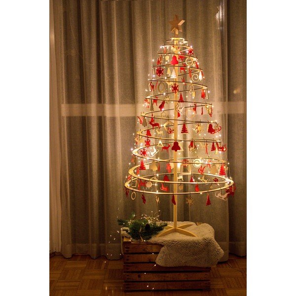 Dekoratyvinė medinė eglutė Spira Large, aukštis 138 cm-image-3
