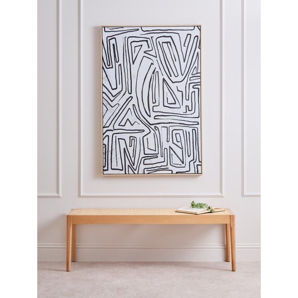 Paveikslas su rėmeliu/tapyba ant drobės 83x123 cm Astratto – Premier Housewares-image-2