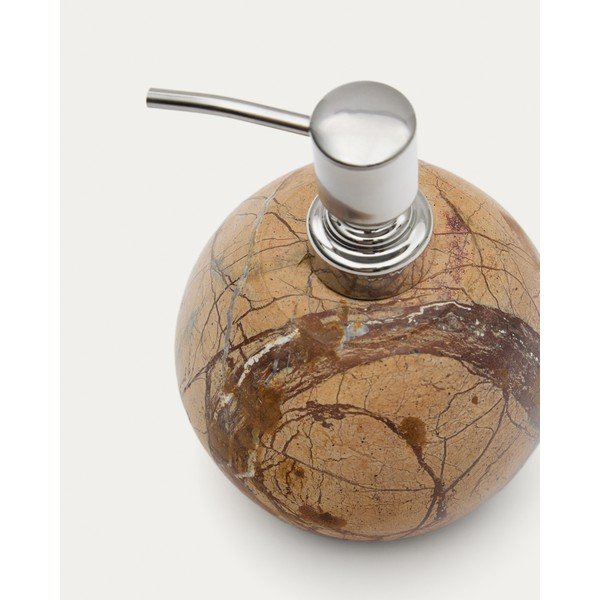 Natūralios spalvos iš marmuro muilo dozatorius 200 ml Spalsh – Kave Home-image-3