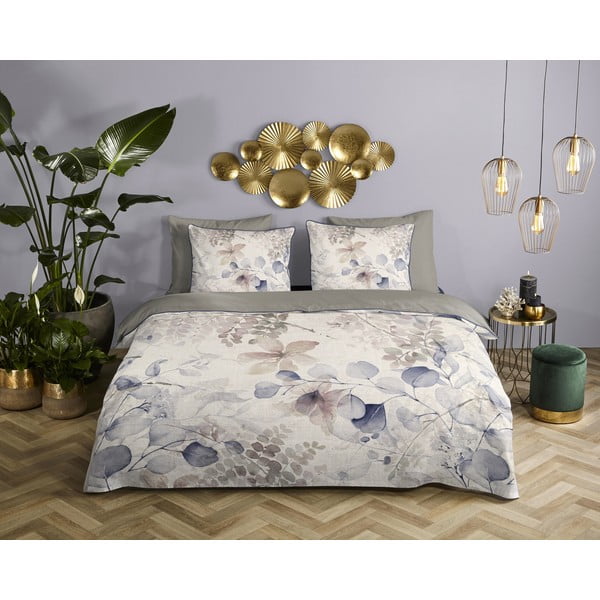 Viengulė patalynė smėlio spalvos iš satino medvilnės 140x200 cm – Descanso-image-1