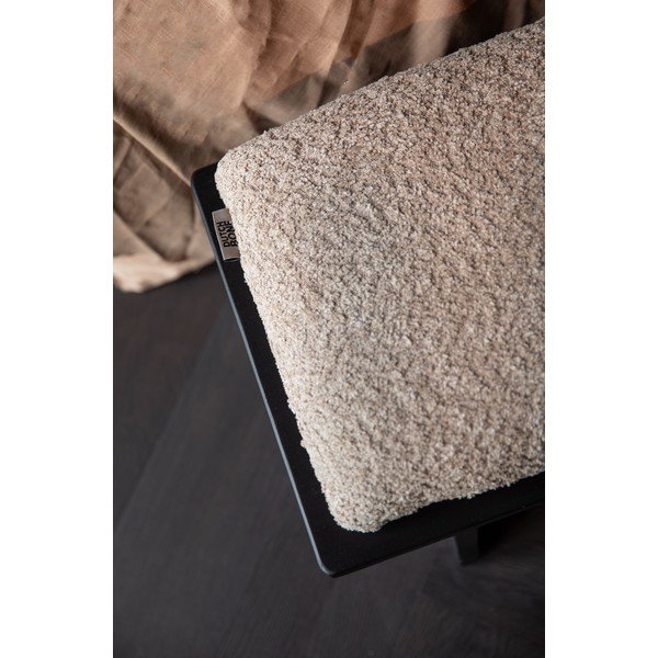 Smėlio spalvos iš boucle suolas Shiho – Dutchbone-image-4