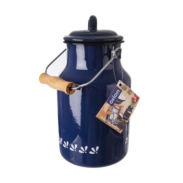 Mėlynas emaliuotas pieno ąsotis Orion, 2 l-image-3