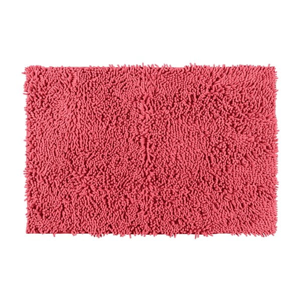 Koralų raudonos spalvos vonios kambario kilimėlis Wenko Coral, 80 x 50 cm