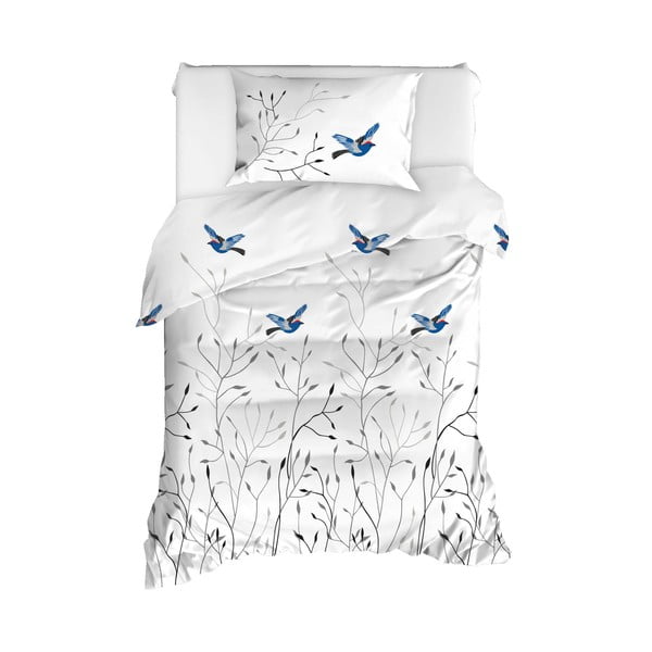 Medvilninis viengulės lovos užvalkalas Mijolnir Fidella Blue, 140 x 200 cm