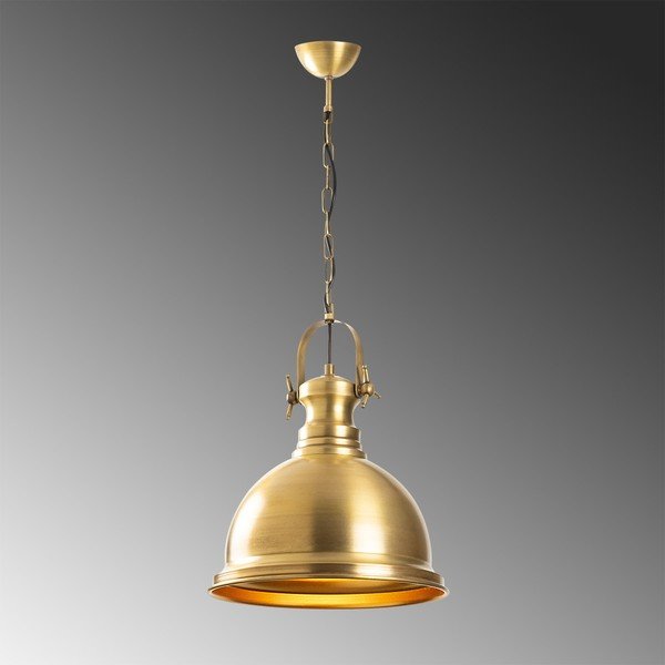 Metalinis pakabinamas šviestuvas geltonos spalvos Opviq lights Filio-image-1