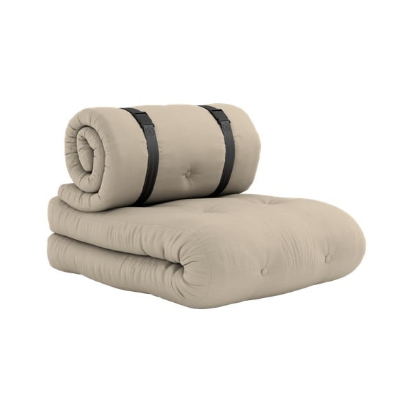 Sulankstomas minkštas krėslas Karup Design OUT™ Buckle Up Beige Outdoor Sofa Chair