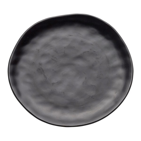 Juoda akmens masės lėkštė Kare Design Organic Black, ⌀ 26 cm
