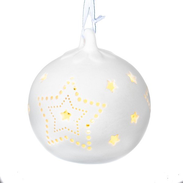 Porcelianinis LED pakabukas ornamentas Dakls