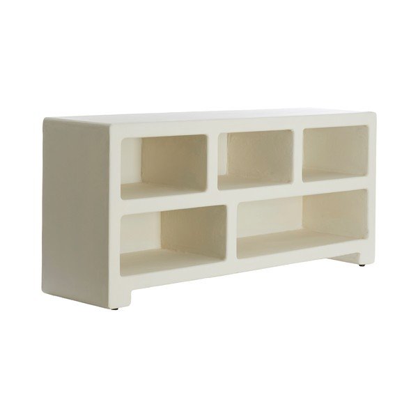 Kreminės spalvos pastatoma lentyna 140x60x35 cm Nahua – Light & Living