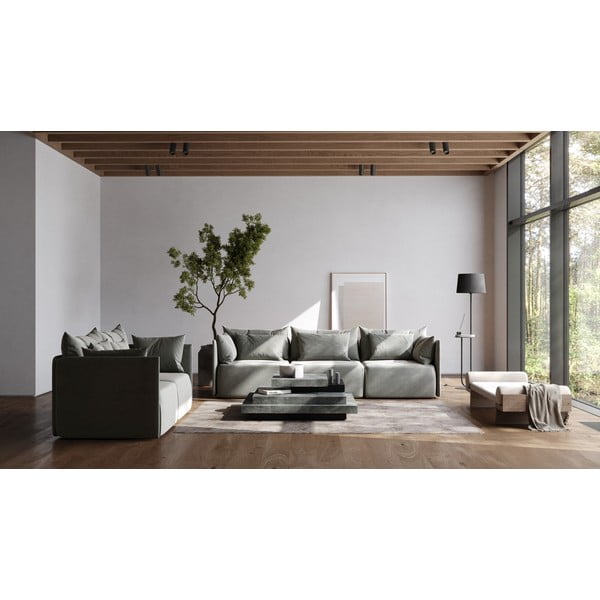 Šviesiai pilka sofa 270 cm Dune - TemaHome-image-1