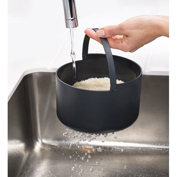 Ryžių virimo puodas oranžinės spalvos/pilkos spalvos M-Cuisine – Joseph Joseph-image-1