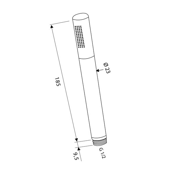 Iš žalvario dušo galvutė baltos spalvos ø 2 cm – Sapho-image-1