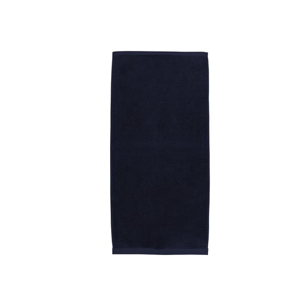 Tamsiai mėlynos spalvos iš frote audinio iš medvilnės rankšluostis 50x100 cm Comfort – Södahl-image-4