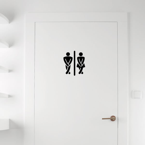 Lipdukas Ambiance Vyras / Moteris WC, 15 x 15 cm