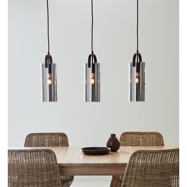 Juodas pakabinamas lubinis šviestuvas Markslöjd Glory, 3 lemputės-image-3